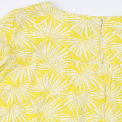 Womens UK Size 20 Marks and Spencer Yellow Basic Blouse