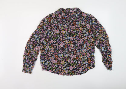 Womens UK Size 8 Marks and Spencer Multicoloured Basic Blouse