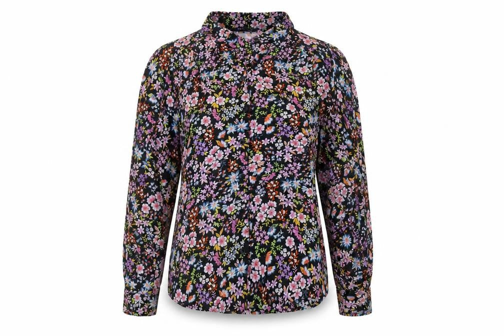 Womens UK Size 8 Marks and Spencer Multicoloured Basic Blouse