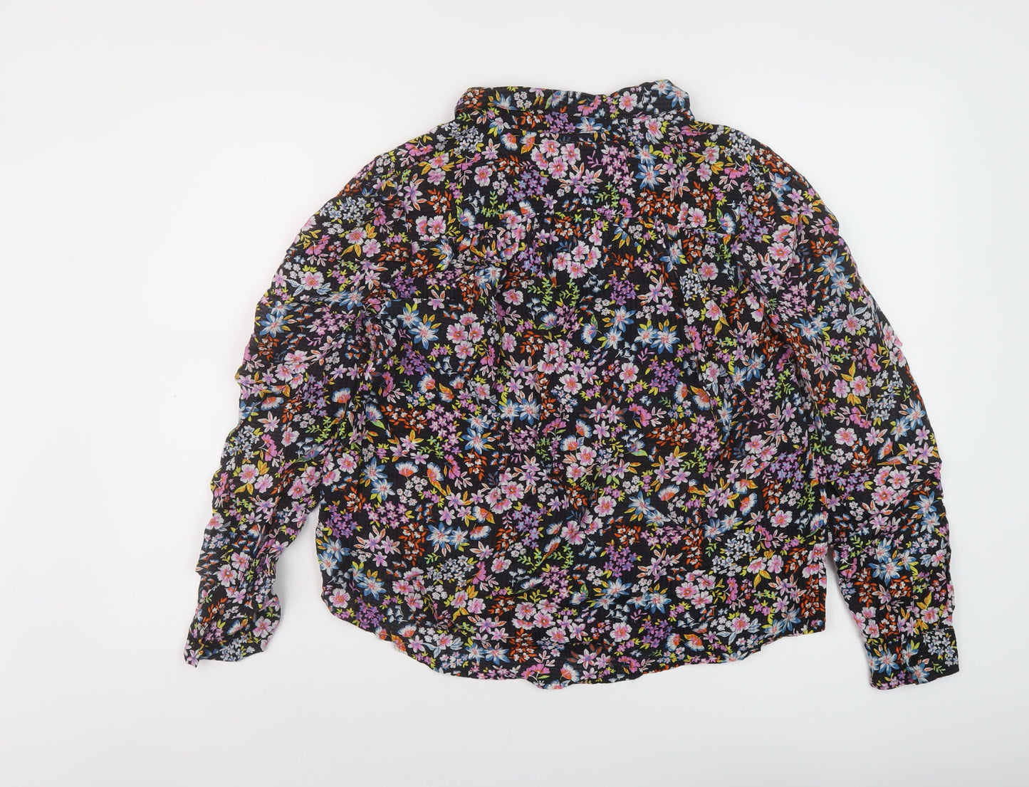 Womens UK Size 8 Marks and Spencer Multicoloured Basic Blouse
