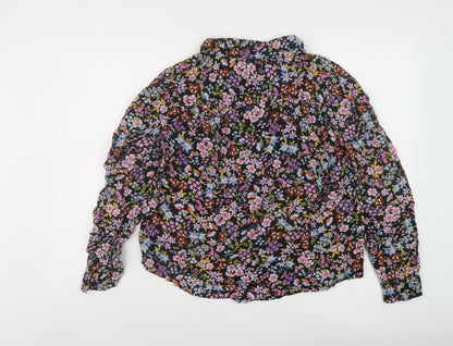 Womens UK Size 8 Marks and Spencer Multicoloured Basic Blouse