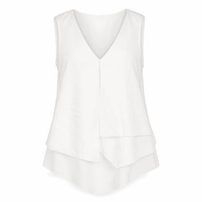Womens UK Size S Vera Moda White Camisole Blouse