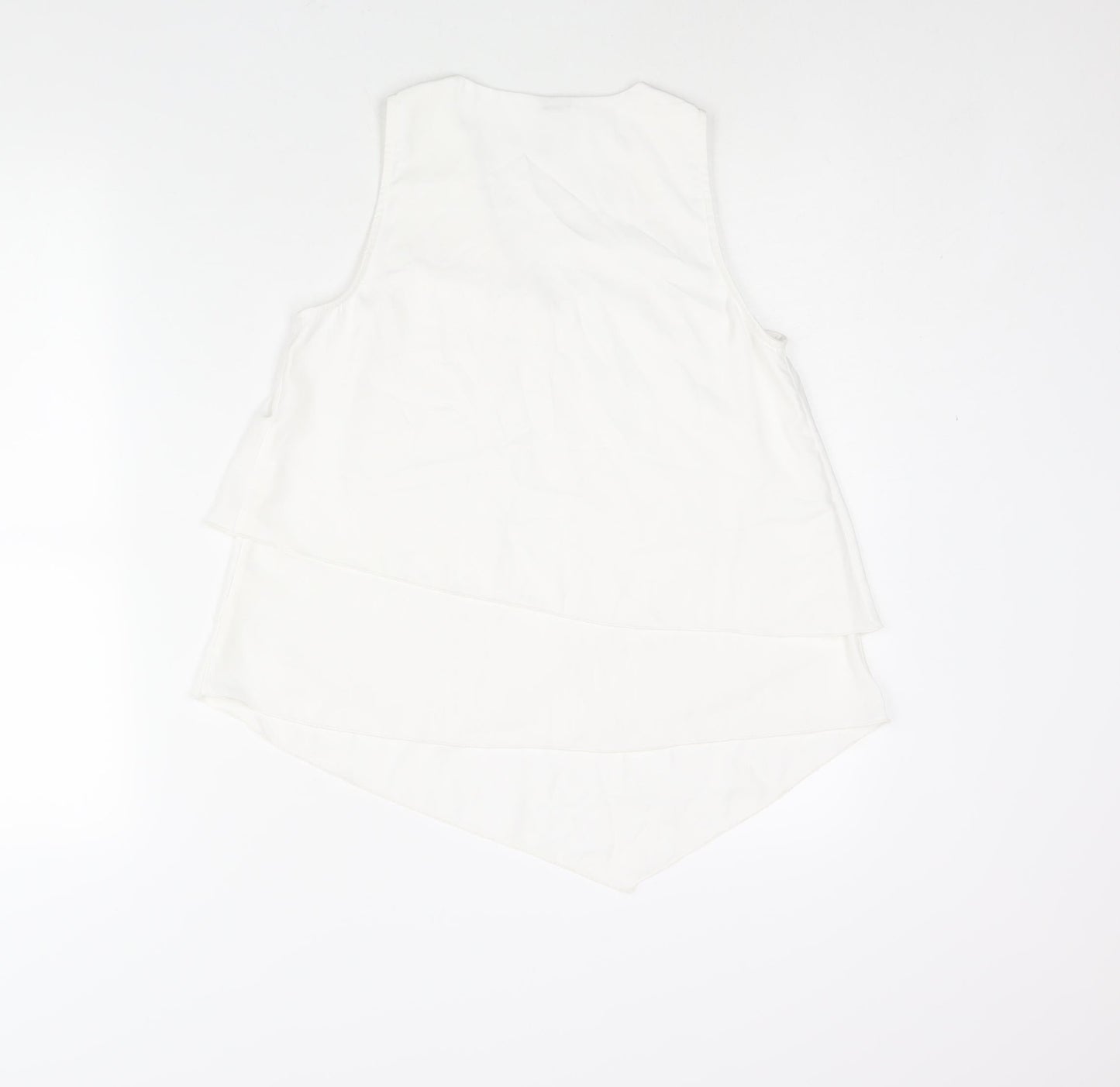 Womens UK Size S Vera Moda White Camisole Blouse
