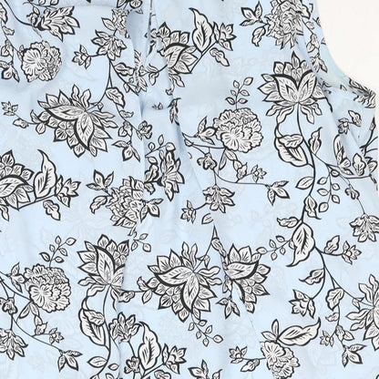 Womens UK Size 12 M&Co Blue Camisole Blouse