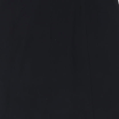 Gerry Weber Womens Black Polyester A-Line Skirt Size 14 Zip - Buckle