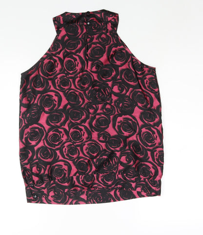 Womens UK Size 10 NEXT Pink Camisole Blouse