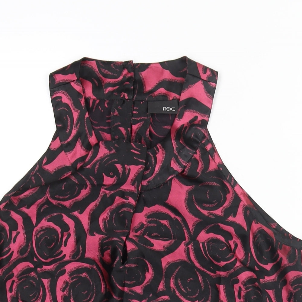 Womens UK Size 10 NEXT Pink Camisole Blouse