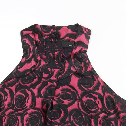 Womens UK Size 10 NEXT Pink Camisole Blouse