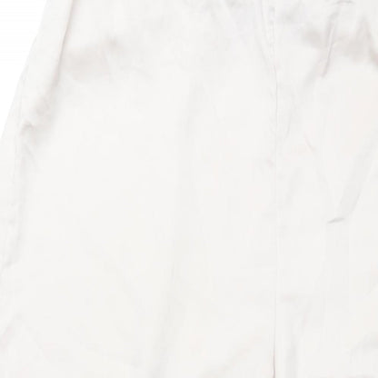 Womens UK Size 18 PRETTYLITTLETHING Regular Fit  Ivory Trousers
