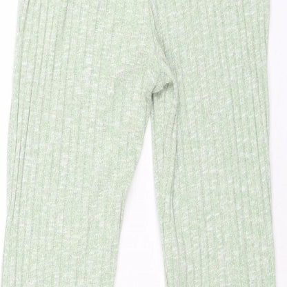 Womens UK Size S Monki Regular Fit  Green Trousers