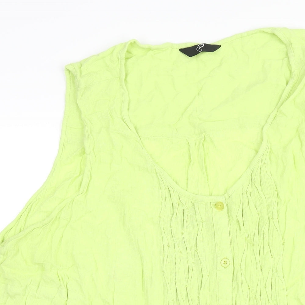 Womens UK Size 28 Arcadia Green Camisole Blouse