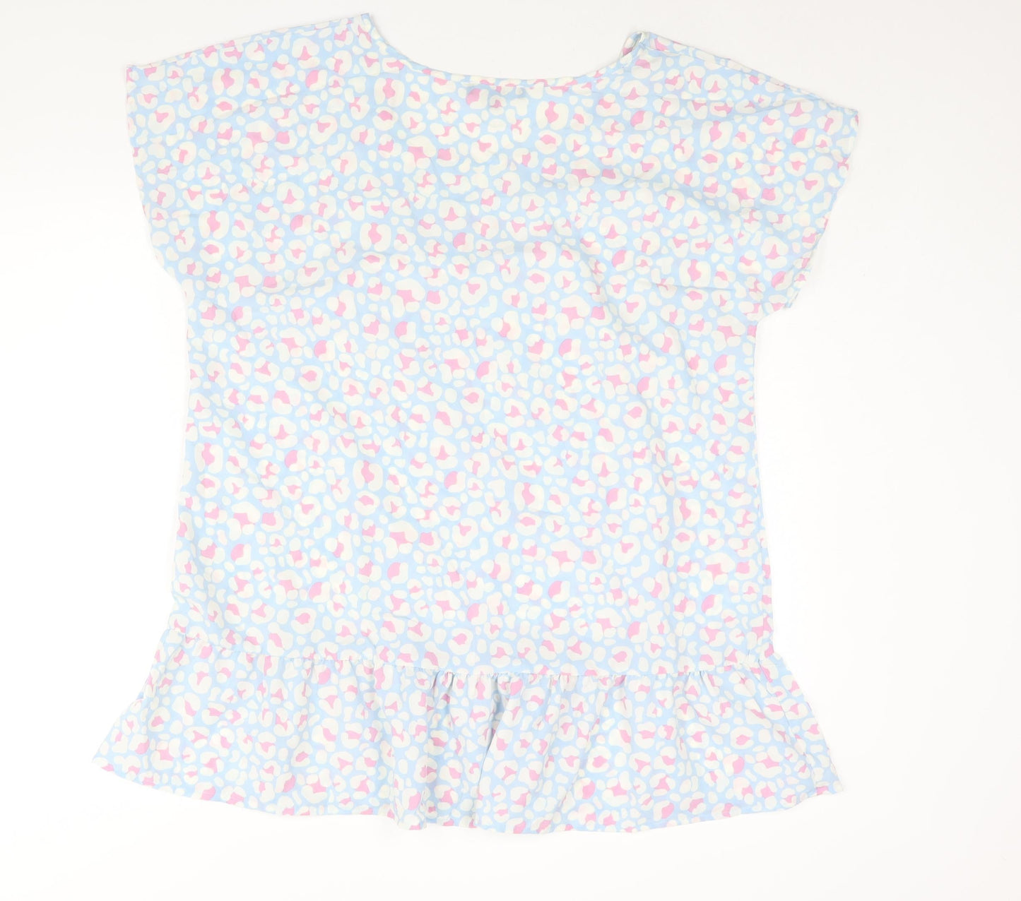 Womens UK Size 16 Studio Blue Tunic Blouse