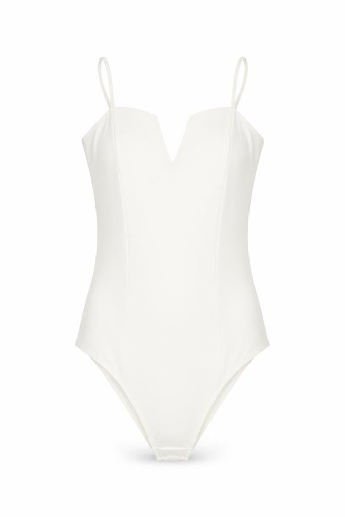 Womens UK Size 8 New Look One-Piece White Bodysuit