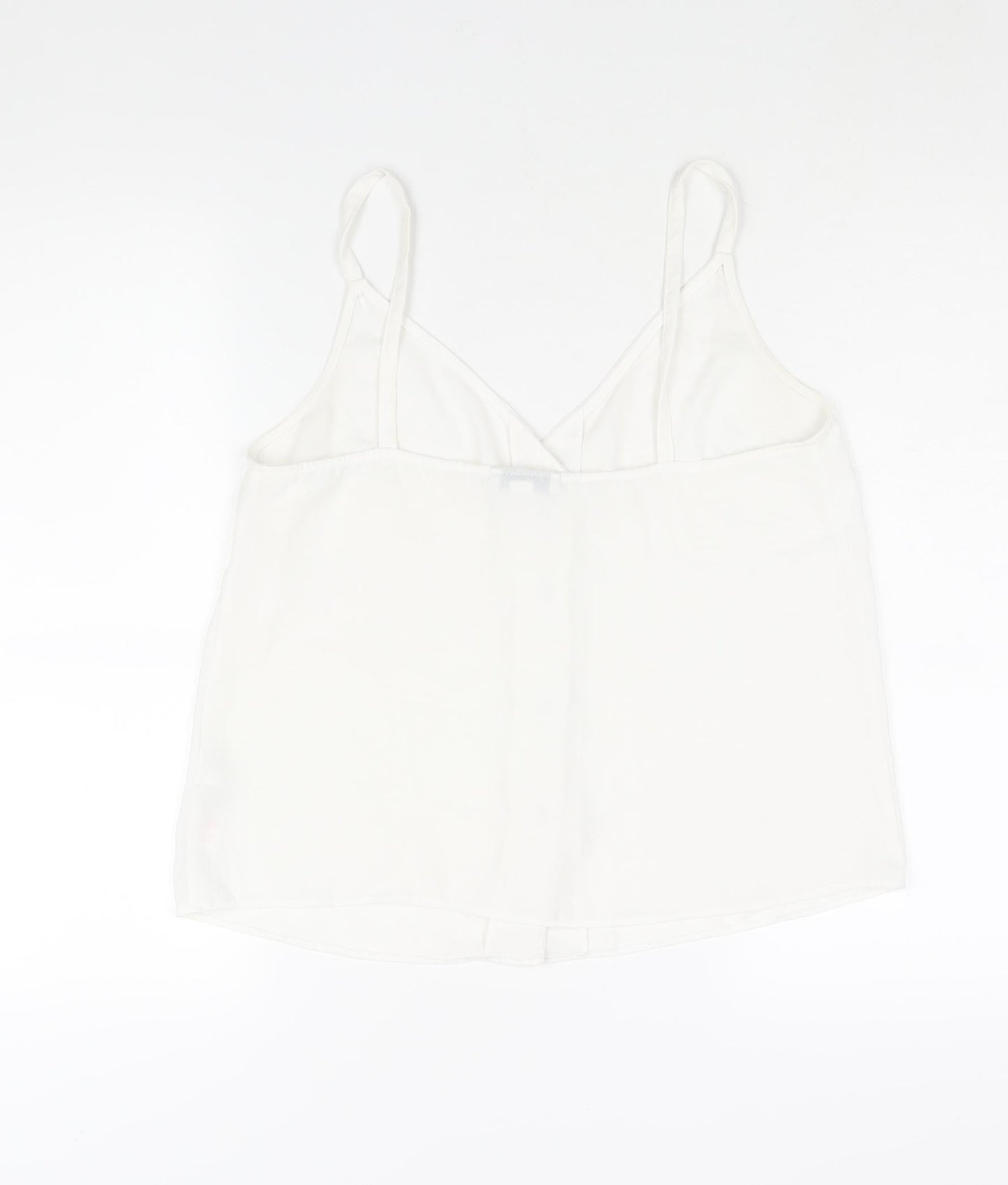 Womens UK Size 12 Topshop White Camisole Blouse