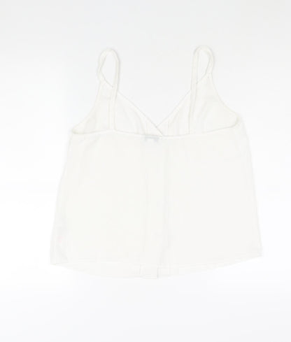Womens UK Size 12 Topshop White Camisole Blouse