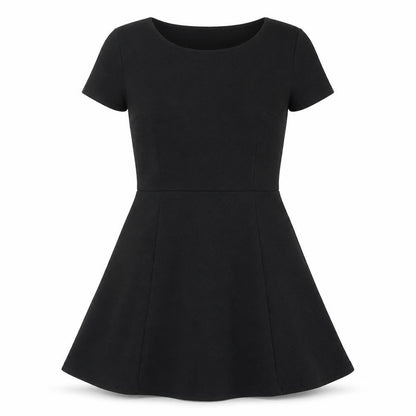 Divided by H&M Womens Black Polyester A-Line Size 14 Round Neck Pullover
