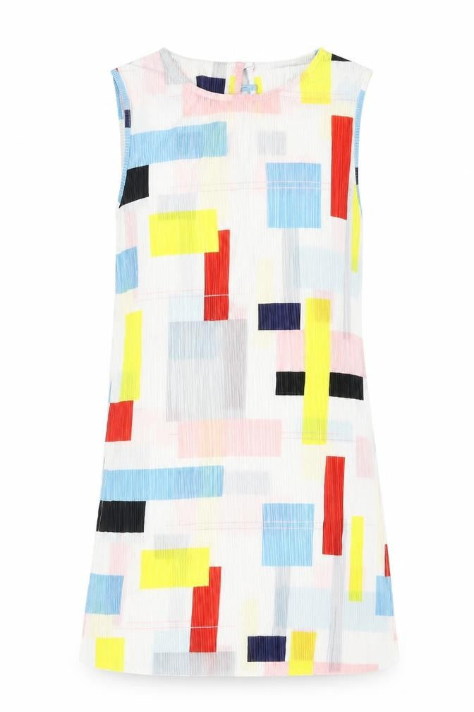 Womens UK Size 8 NEXT Multicoloured Tunic Blouse