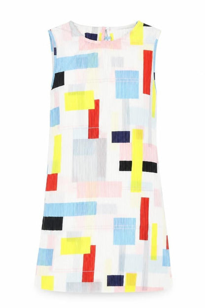 Womens UK Size 8 NEXT Multicoloured Tunic Blouse