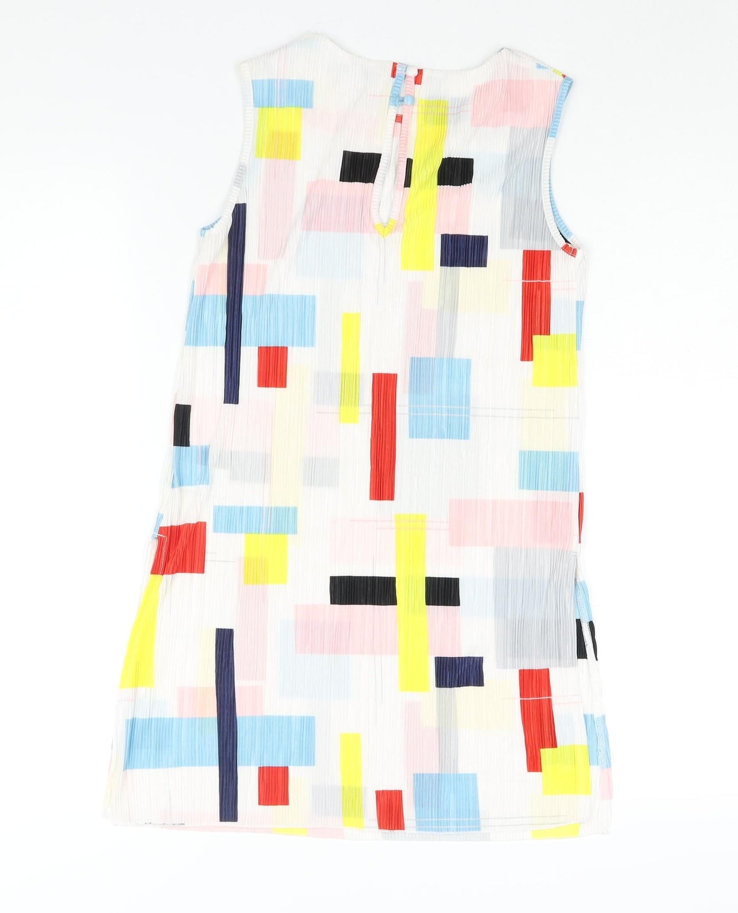 Womens UK Size 8 NEXT Multicoloured Tunic Blouse