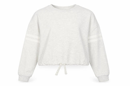 Marks and Spencer Girls Grey Cotton Pullover Sweatshirt Size 15-16 Years Pullover