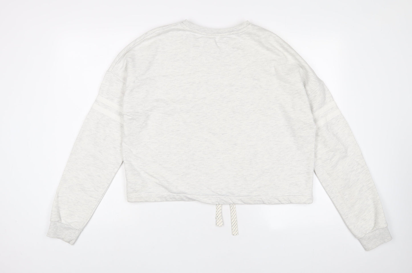 Marks and Spencer Girls Grey Cotton Pullover Sweatshirt Size 15-16 Years Pullover