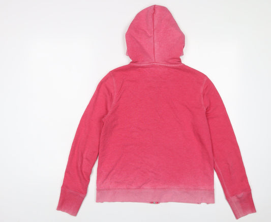 Gap Womens Pink Cotton Full Zip Hoodie Size XS Zip