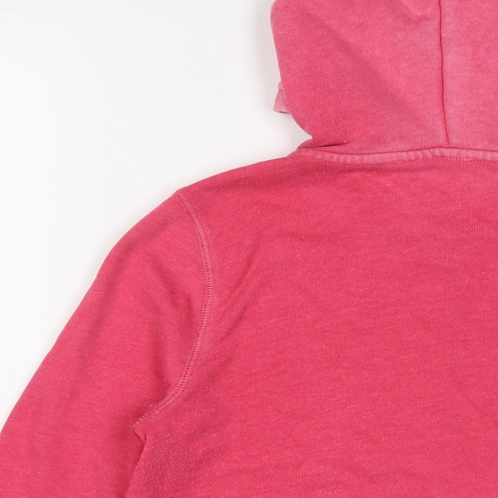 Gap Womens Pink Cotton Full Zip Hoodie Size XS Zip