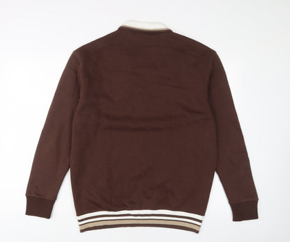 Mens UK Size S ASOS Brown Pullover Sweatshirt