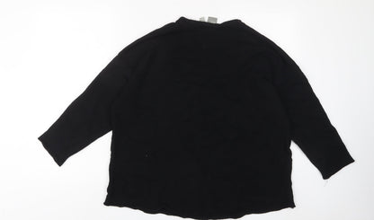 Womens UK Size 8 ASOS Black Pullover Sweatshirt