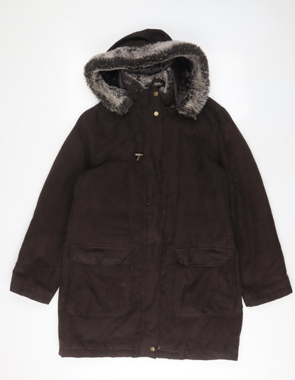Womens UK Size 10 Debenhams Brown Jacket