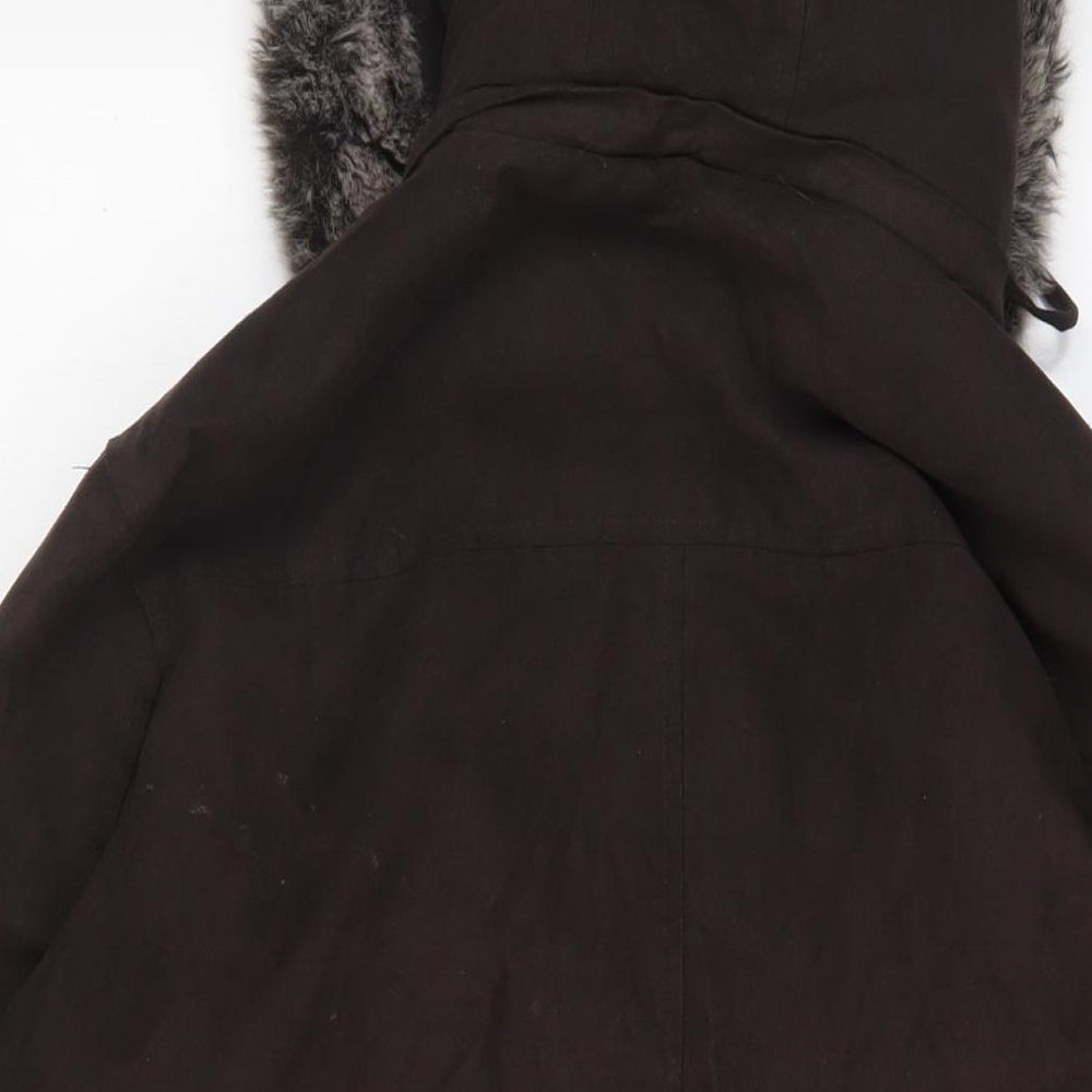 Womens UK Size 10 Debenhams Brown Jacket