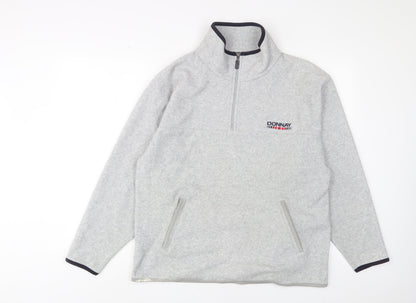 Mens UK Size S Donnay Grey Pullover Sweatshirt