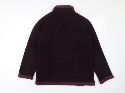Marks and Spencer Womens Purple Jacket Size 12 Zip