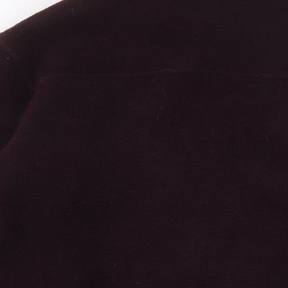 Marks and Spencer Womens Purple Jacket Size 12 Zip
