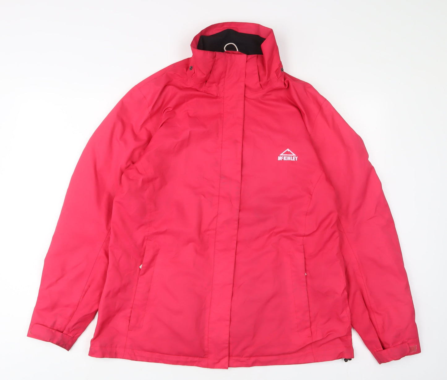 McKINLEY Womens Pink Jacket Coat Size 18 Zip - Zip Pockets