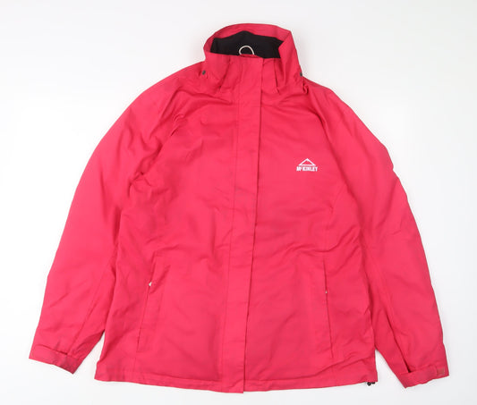 McKINLEY Womens Pink Jacket Coat Size 18 Zip - Zip Pockets