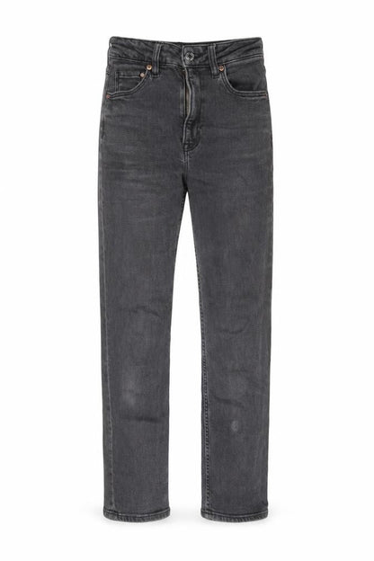 Womens UK Size 8 H&M Regular Fit Straight Grey Jeans