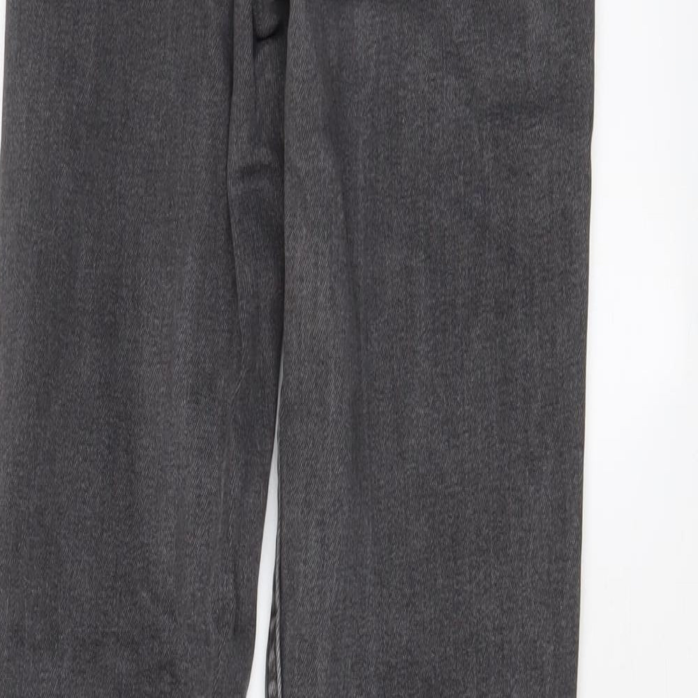 Womens UK Size 8 H&M Regular Fit Straight Grey Jeans