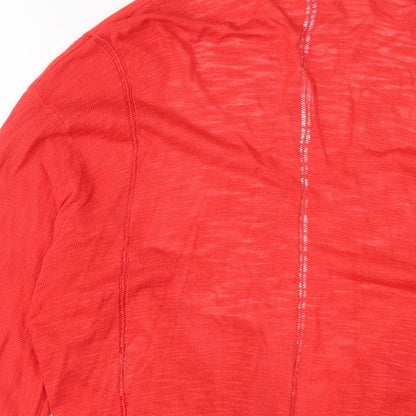 Womens UK Size S NEXT Red Cardigan Jumper