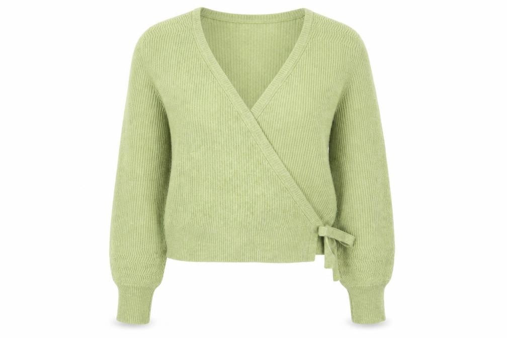 Womens UK Size S Marks and Spencer Green Pullover Jumper