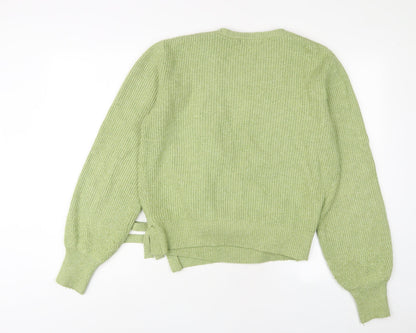 Womens UK Size S Marks and Spencer Green Pullover Jumper