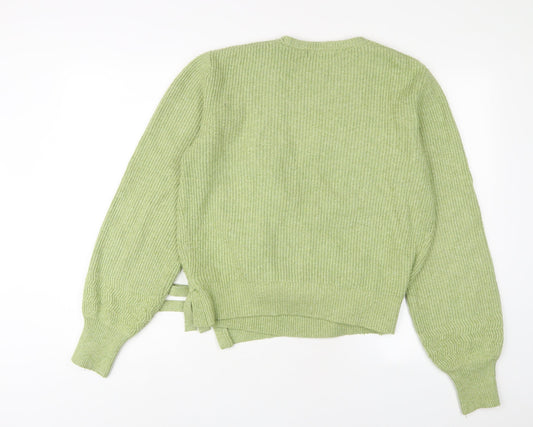 Womens UK Size S Marks and Spencer Green Pullover Jumper