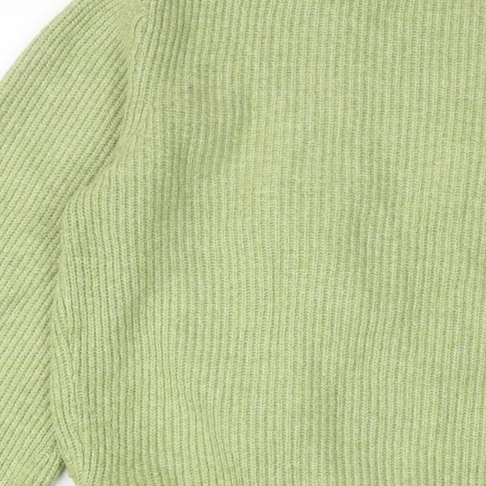 Womens UK Size S Marks and Spencer Green Pullover Jumper