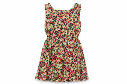 AX Paris Womens Multicoloured Floral Cotton A-Line Size 8 Scoop Neck Pullover