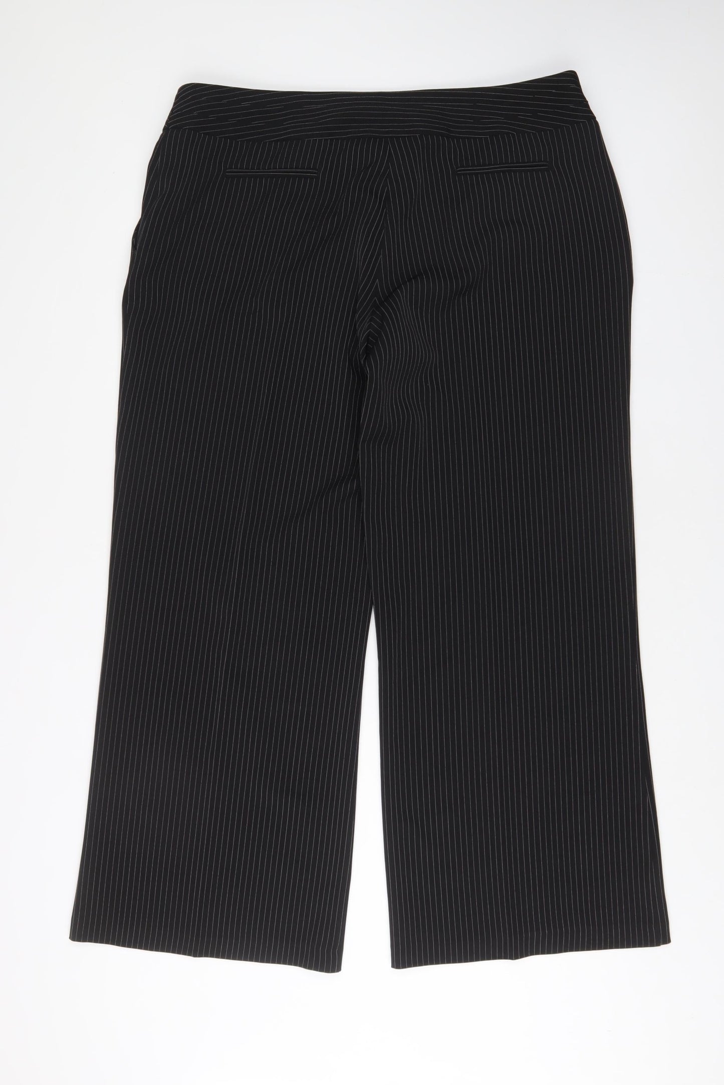 Womens UK Size 18 South Regular Fit  Black Trousers