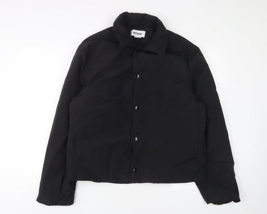 Womens UK Size M Weekday Black Jacket