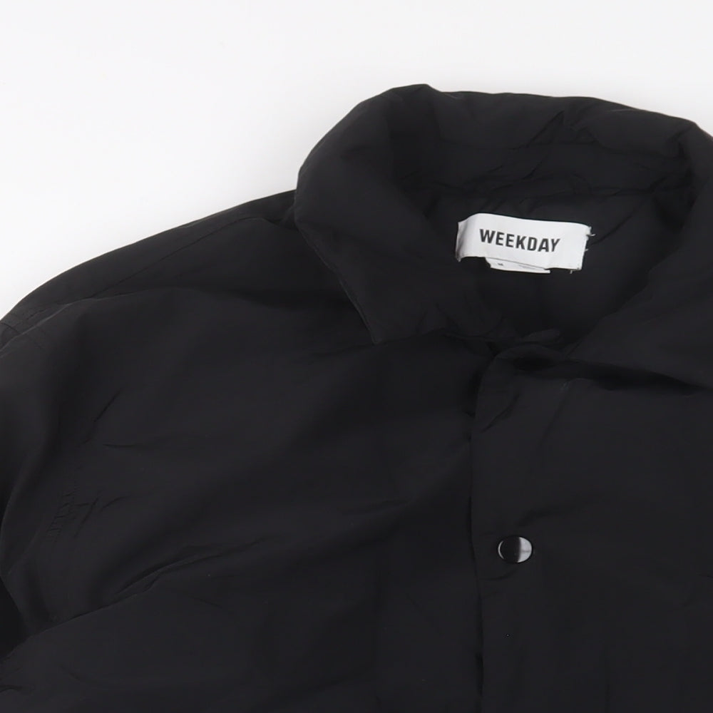Womens UK Size M Weekday Black Jacket