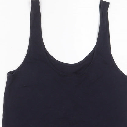 & Other Stories Womens Blue Cotton Basic T-Shirt Size XS Scoop Neck