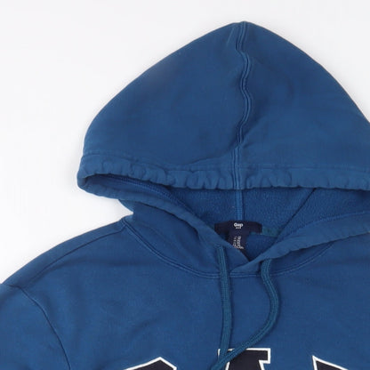 Mens UK Size XS Gap Blue Pullover Hoodie