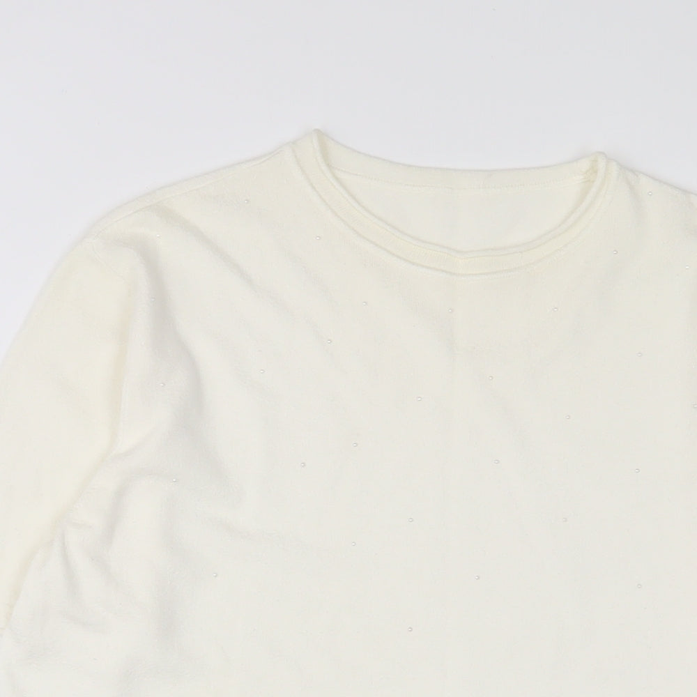 Womens UK Size 12 Gerry Weber White Basic Polo
